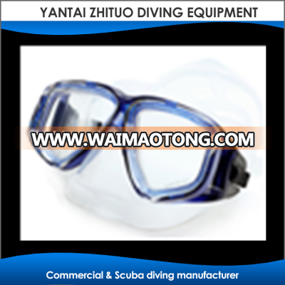 Food class silicon scuba diving mask with anti fog