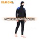 Custom Printing Sport 3mm Adult Rubber Hoodie Style Dry Diving Suit